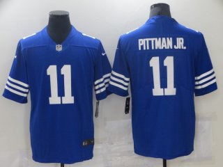 Indianapolis Colts #11 Michael Pittman Jr. Blue Vapor Untouchable Limited Stitched