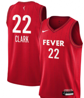 Caitlin Clark Indiana Fever Nike 2024 WNBA Draft Rebel Edition Victory Player red Jersey