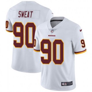 Washington Redskins #90 Montez Sweat White Vapor Limited Stitched NFL Jersey