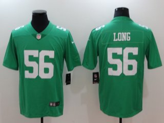 Philadelphia Eagles #56 Chris Long Green Throwback Vapor Untouchable Limited