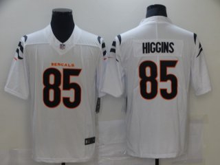 Cincinnati Bengals #85 Tee Higgins 2021 White Vapor Untouchable Limited Stitched