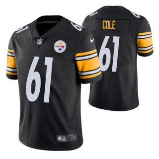 Pittsburgh Steelers #61 Mason Cole Black Vapor Untouchable Limited Stitched