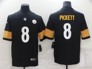 Pittsburgh Steelers #8 Kenny Pickett 2022 Black Vapor Untouchable Limited Stitched Jersey