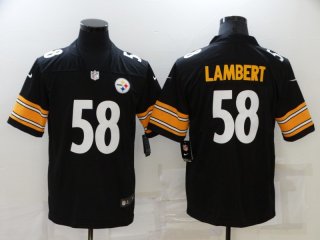 Pittsburgh Steelers #58 Jack Lambert Black Vapor Untouchable Limited Stitched 2