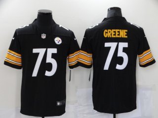Pittsburgh Steelers #75 Joe Greene Black Vapor Untouchable Limited Stitched