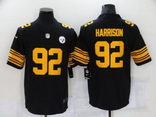 Pittsburgh Steelers #92 James Harrison Black Vapor Untouchable Limited Stitched