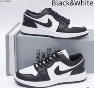 Nike black white pandas