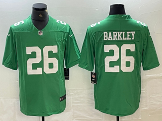Philadelphia Eagles #26 Saquon Barkley Kelly Green Vapor Untouchable Limited