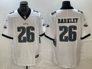 Philadelphia Eagles #26 Saquon Barkley White Vapor Untouchable Limited Football