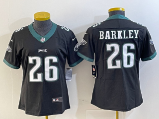 Youth Philadelphia Eagles #26 Saquon Barkley Black Vapor Untouchable Limited Stitched
