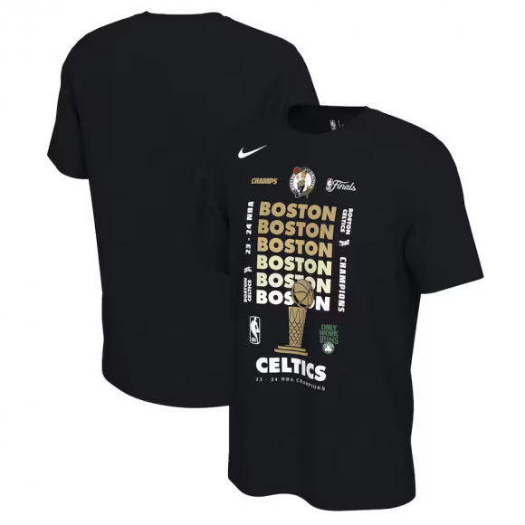 Boston Celtics champions t shirt black 5