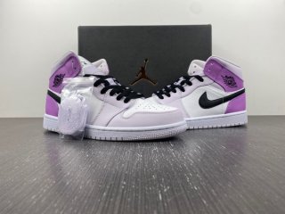 Air Jordan 1 Mid SE AJ1 white purple 36-46