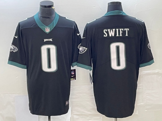 Philadelphia Eagles #0 Swift black vapor jersey