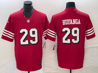 San Francisco 49ers #29 Talanoa Hufanga New Red 2023 F.U.S.E. Stitched Football Jersey