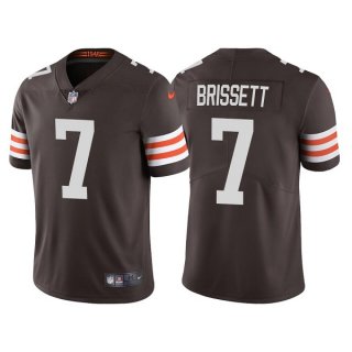 Cleveland Browns #7 Jacoby Brissett Brown Vapor Untouchable Limited Stitched