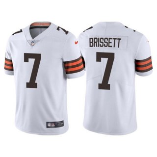 Cleveland Browns #7 Jacoby Brissett White Vapor Untouchable Limited Stitched