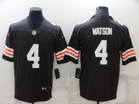 Cleveland Browns #4 Deshaun Watson Brown Vapor Untouchable Limited Stitched