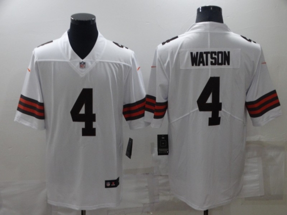 Cleveland Browns #4 Deshaun Watson White Vapor Untouchable Limited Stitched