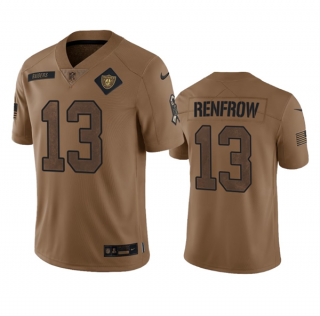 Las Vegas Raiders #13 Hunter Renfrow 2023 Brown Salute To Service Limited