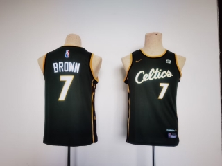Youth Boston Celtics #7 black jersey