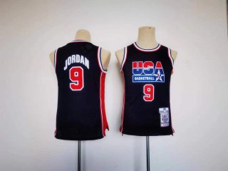 Youth Chicago Bulls #9 Michael Jordan black jersey