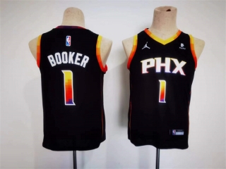 Youth Phoenix Suns #1 Devin Booker Black