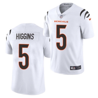 Cincinnati Bengals #5 Tee Higgins White Vapor Untouchable Limited Stitched Jersey