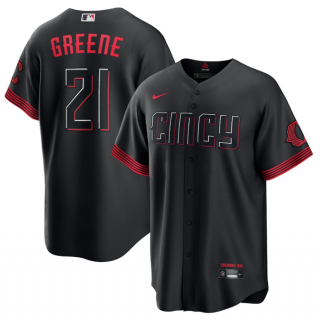 Cincinnati Reds #21 Hunter Greene 2023 City Connect Cool Base Stitched