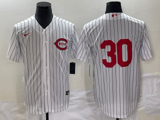 Cincinnati Reds #30 Will Benson White Field Of Dreams Stitched Baseball Jersey