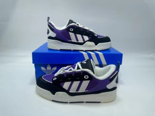 Adidas black purple men shoes