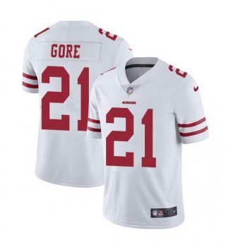 San Francisco 49ers #21 Frank Gore White Vapor Untouchable Limited Stitched