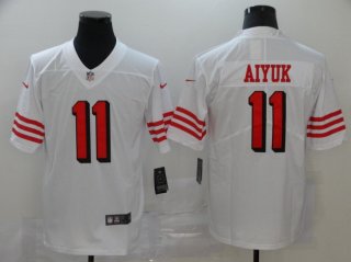San Francisco 49ers #11 Brandon Aiyuk White 2020 Vapor Limited Stitched NFL Jersey