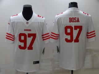 San Francisco 49ers #97 Nike Bosa 2022 New White Vapor Untouchable Stitched