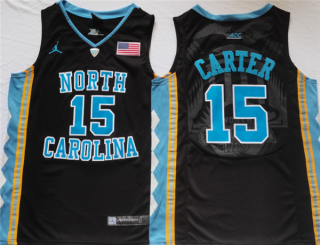 North Carolina Tar Heels #15 Vince Carter Black Stitched Jersey
