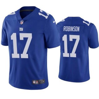 New York Giants #17 Wan'Dale Robinson Blue Vapor Limited Stitched Jersey