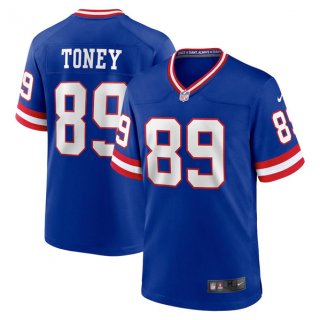New York Giants #89 Kadarius Toney Royal Stitched Game Jersey