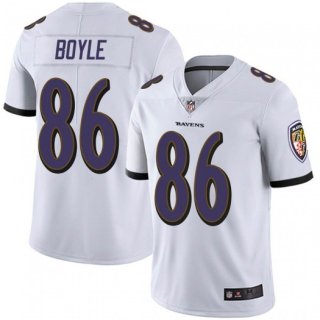 Baltimore Ravens #86 Nick Boyle White Vapor Untouchable Limited NFL Jersey