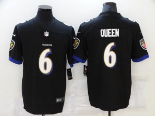 Baltimore Ravens #6 Patrick Queen Black Vapor Untouchable Limited Stitched