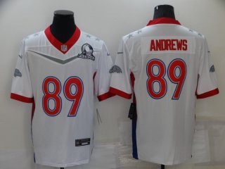 Baltimore Ravens #89 Mark Andrews 2022 White AFC Pro Bowl Stitched Jersey