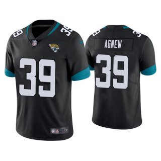 Jacksonville Jaguars #39 Jamal Agnew 2021 Black Vapor Untouchable Limited Stitched
