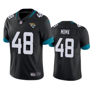 Jacksonville Jaguars #48 Chad Muma Black Vapor Untouchable Limited Stitched