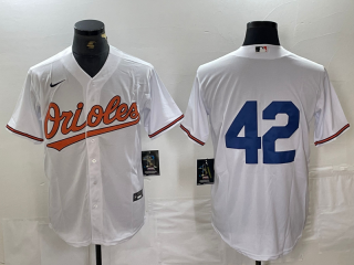 Baltimore Orioles #42 white jersey