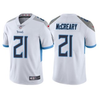 ennessee Titans #21 Roger McCreary White Vapor Untouchable Stitched Jersey