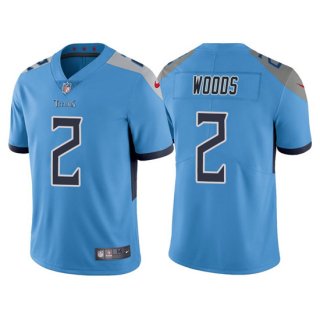 Tennessee Titans #2 Robert Woods Blue Vapor Untouchable Stitched Jersey
