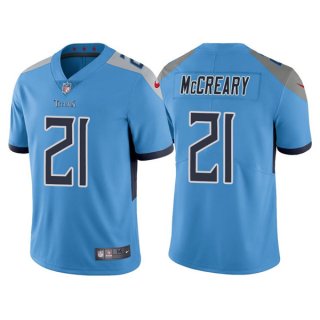 Tennessee Titans #21 Roger McCreary Blue Vapor Untouchable Stitched Jersey