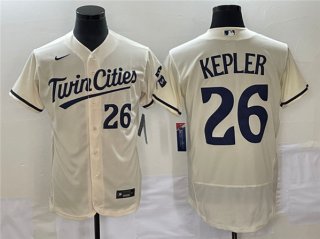 Minnesota Twins #26 Max Kepler Cream Flex Base Stitched Baseball Jersey