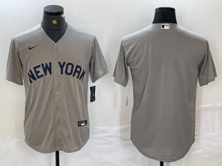 New York Yankees # blank gray jersey