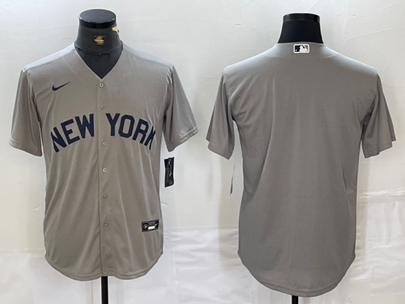 New York Yankees # blank gray jersey