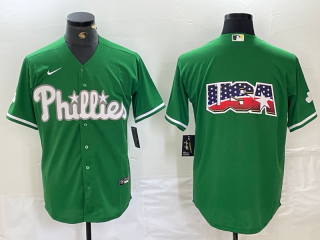 Philadelphia Phillies fashion green jersey 2
