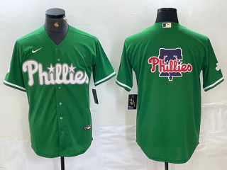 Philadelphia Phillies fashion green jersey 3